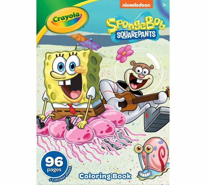 Spongebob coloring book pages