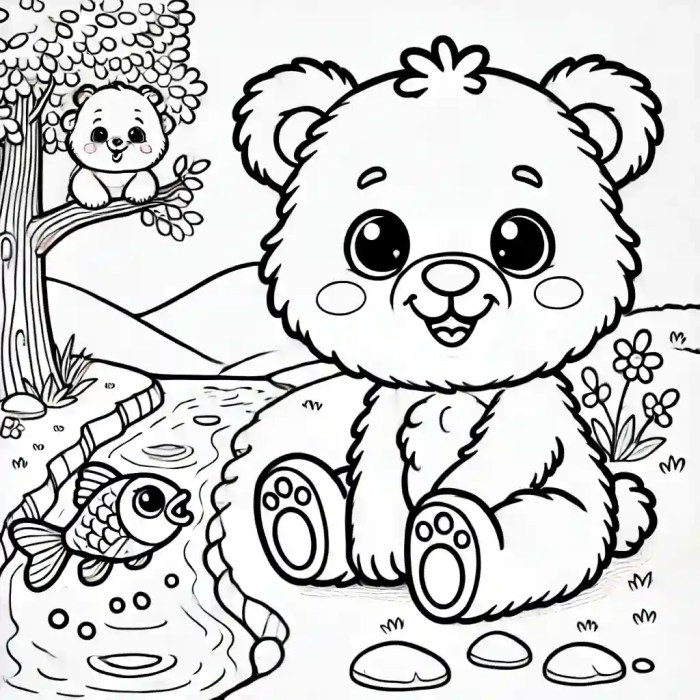 Free coloring book pages of animals