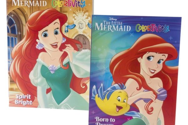 Coloring book little mermaid