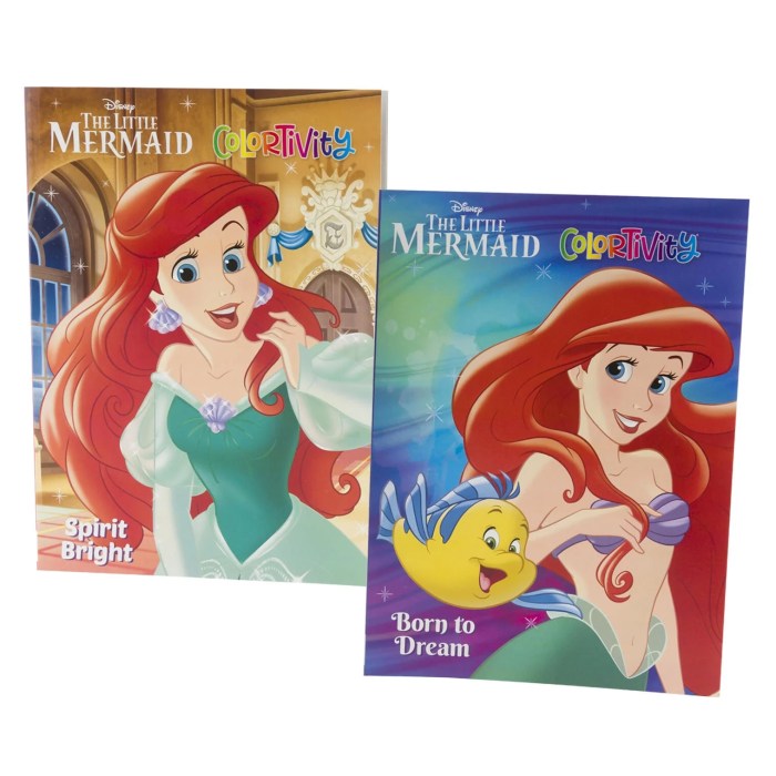 Coloring book little mermaid