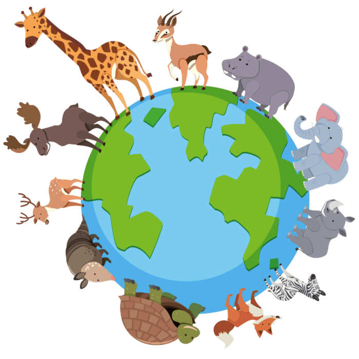 Free coloring book pages of animals