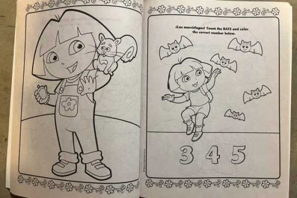 Dora and friends coloring book