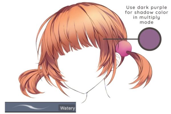 Anime hair coloring techniques