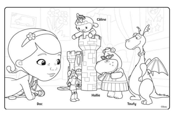 Doc mcstuffins coloring book