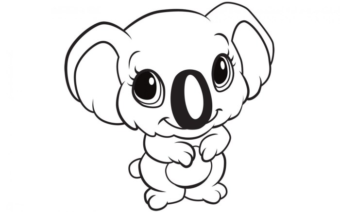 Free kids animal coloring pages