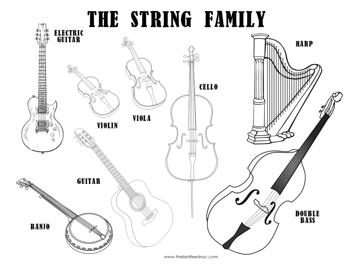 Animated musical instrument for coloring