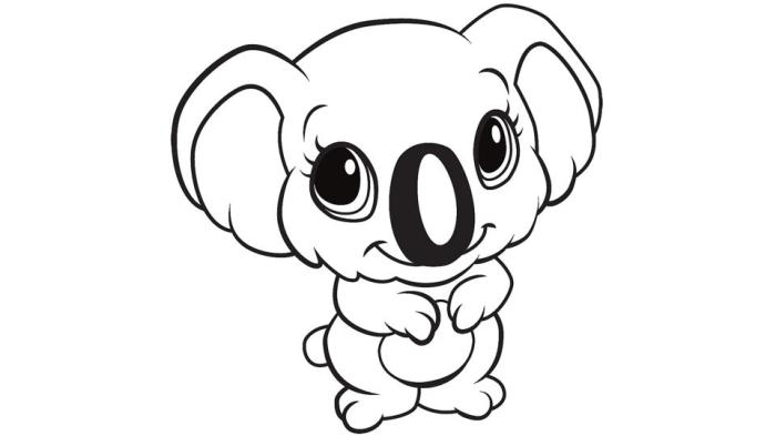 Free kids animal coloring pages