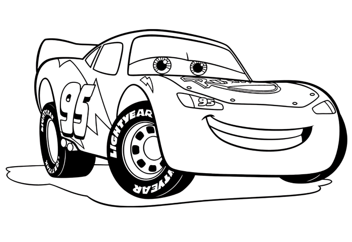 Lightning mcqueen coloring book