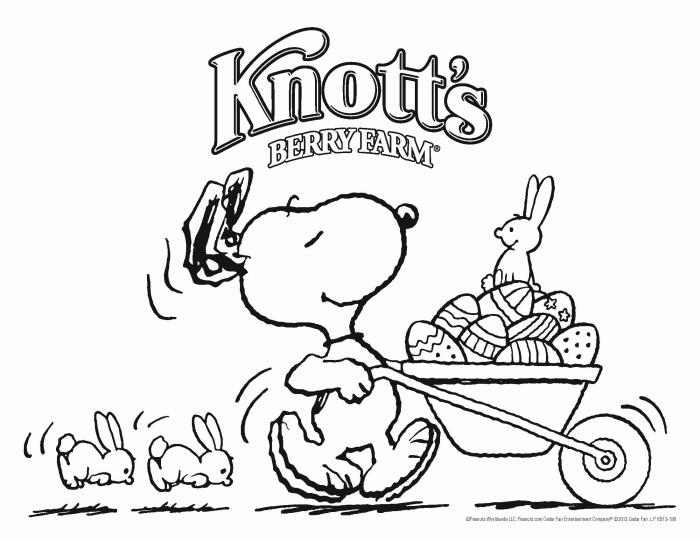 Peanuts coloring book pages