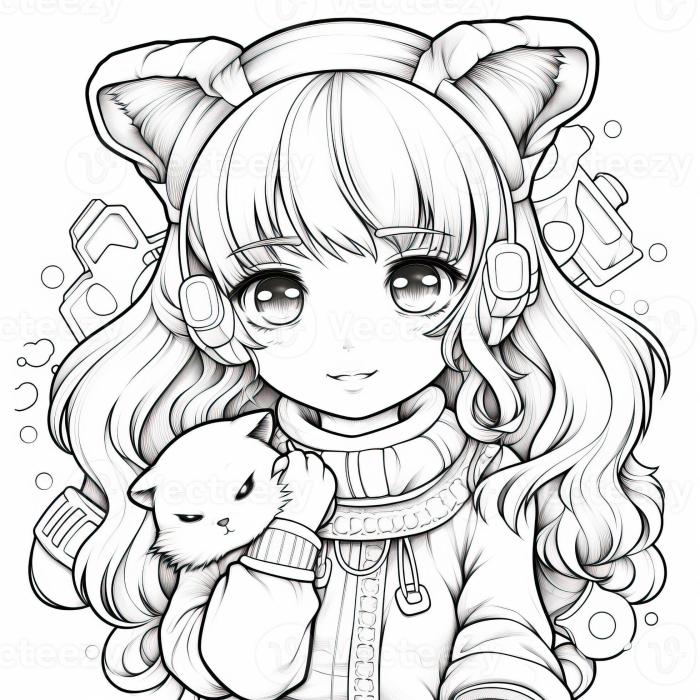 Anime another coloring page