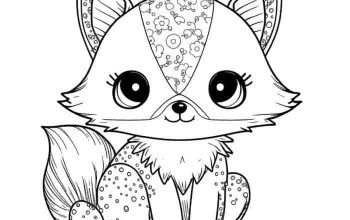 Cuties animal coloring pages