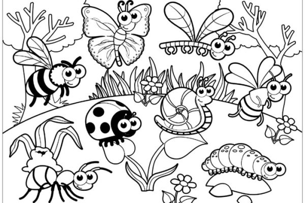 A to z bug facts coloring book