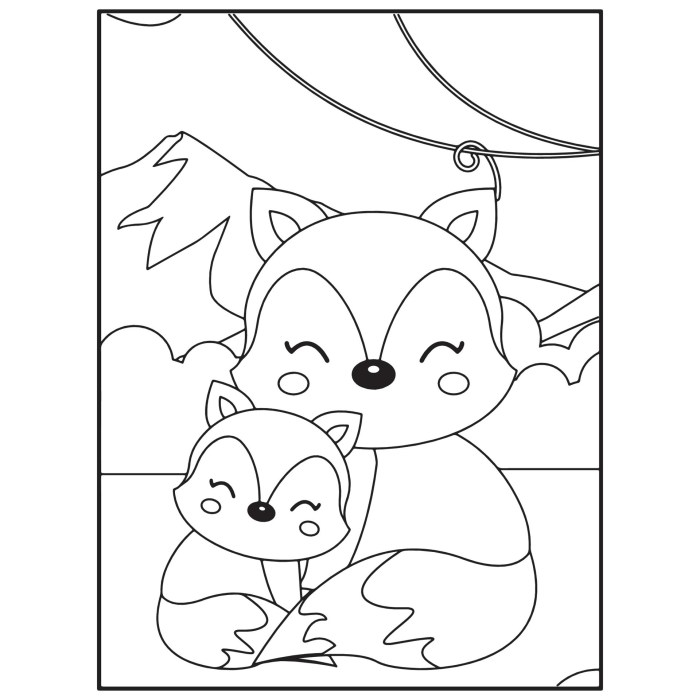 Cute animal pictures for coloring