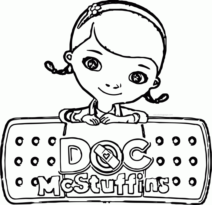 Doc mcstuffins coloring book