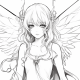 Fairy anime coloring pictures