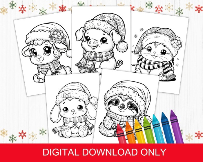 Coloring pages christmas animal reindeer cute printable baby colouring toy animals kids santa print unicorn color clipart cartoon rudolph cliparts