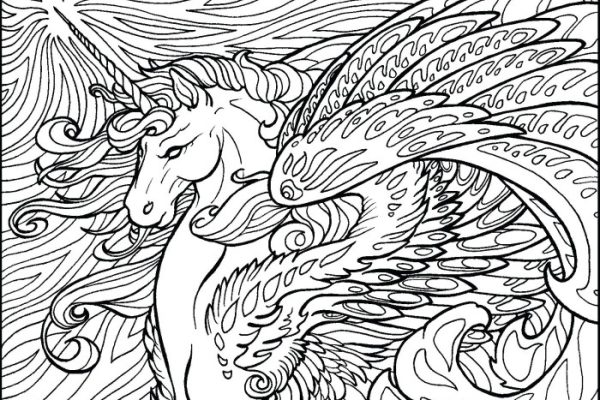 Animal coloring pages complex