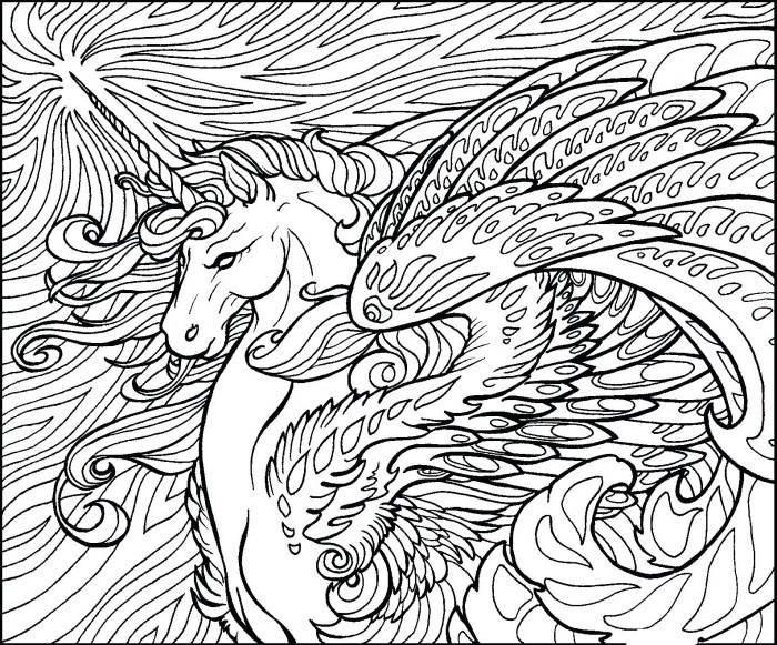 Animal coloring pages complex