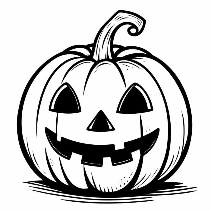 Jack o lantern coloring book