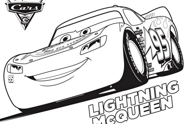 Lightning mcqueen coloring book