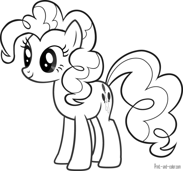 Anime coloring pages my little pony