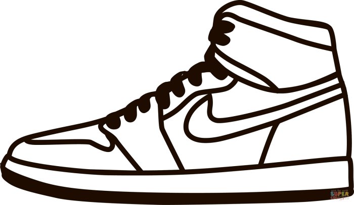 Animated pairshoes coloring sheet