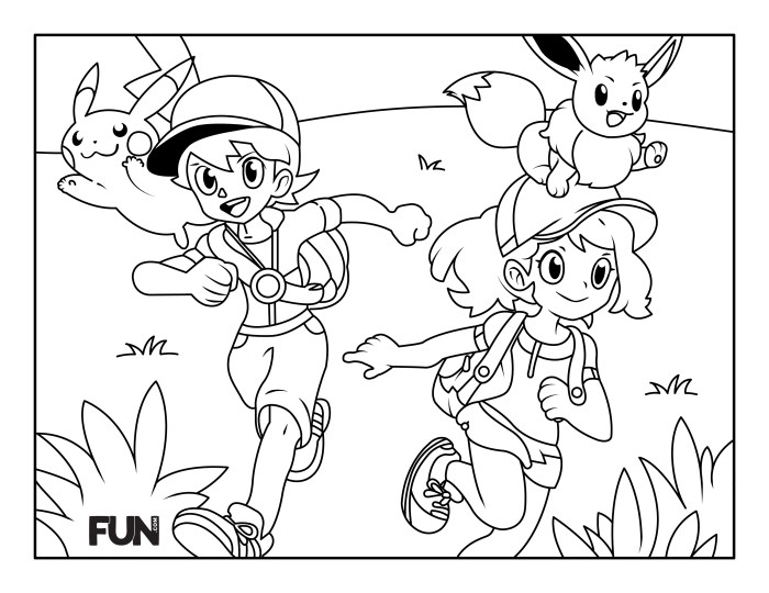 Anime coloring page gamer