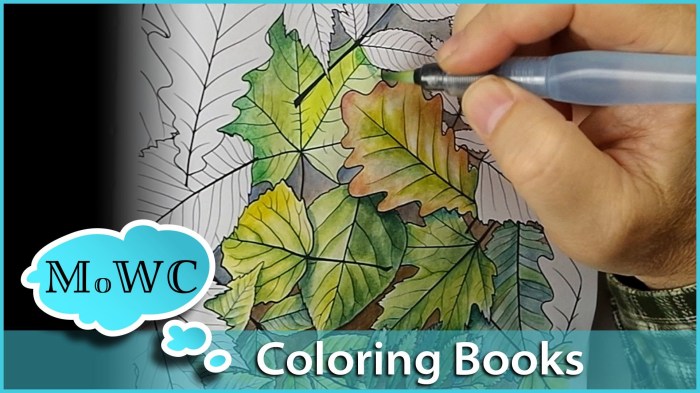 Coloring books for watercolor