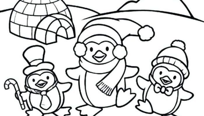 Winter coloring pages animals printable getcolorings polar bear animal