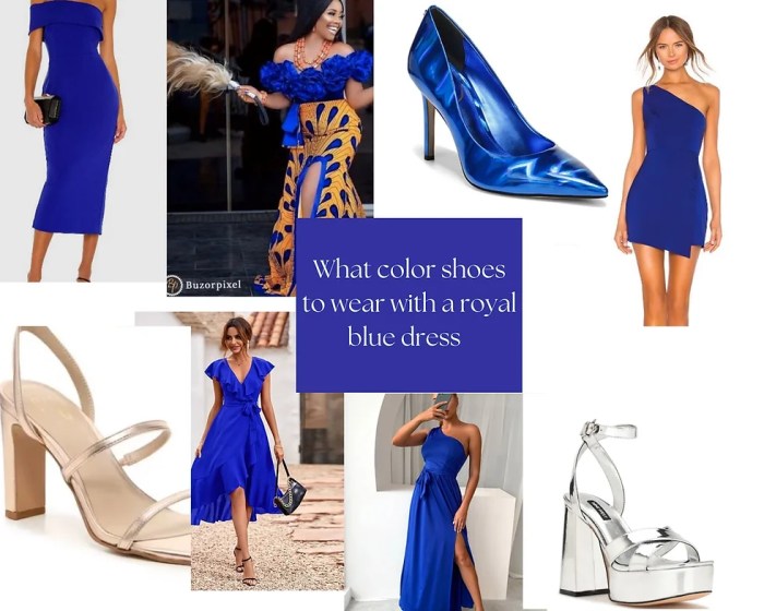 Dress for wedding royal blue