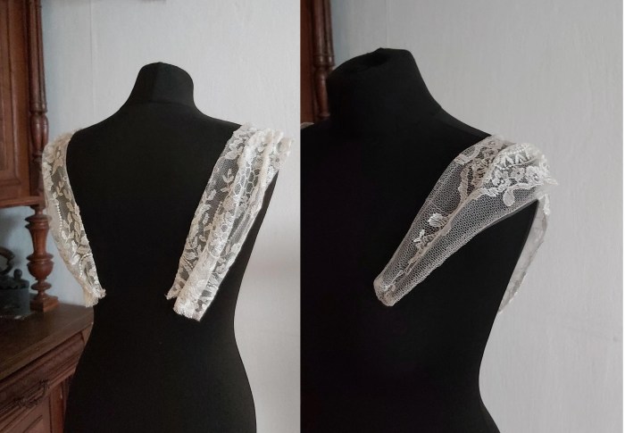 Detachable wedding dress straps