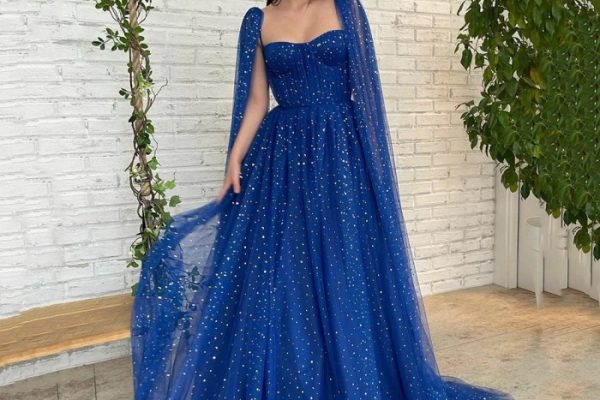 Dark blue dresses for wedding