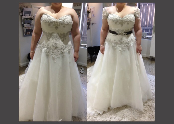 Plus size blush wedding dresses